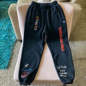 COPY - Black Astroworld X Champion Sweatpants